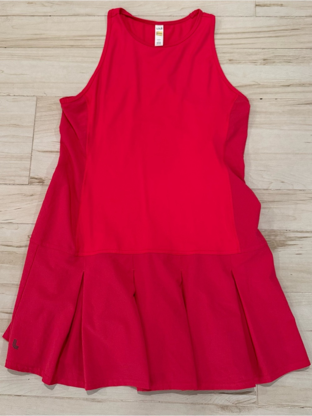 Lole Hot Pink Sleeveless Active Mini Dress